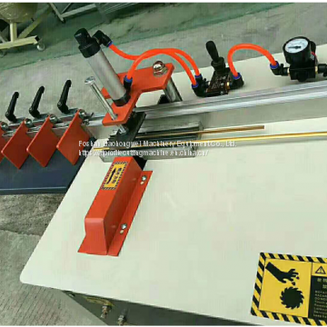 aluminum window door profiles corner connector cnc cutting saw machine