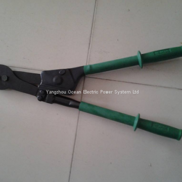 chain style wire clipper; ACSR cutter; chain style wire cable cutter