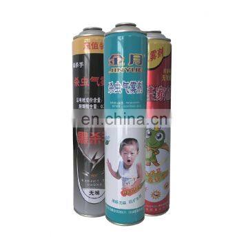 Hebei empty custom different sizes metal aerosol can for pesticide