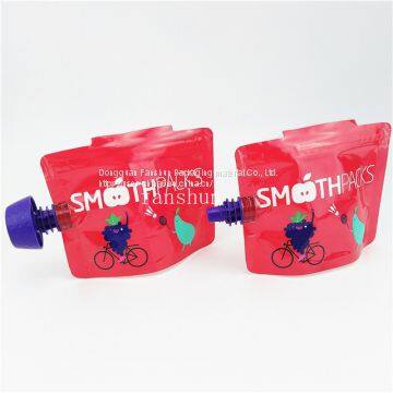 Manufacture Anhydrous Glucose Powder PE Food Packaging Bag/peanut Powder Stand Zipper Jelly Valve Food Bag photo-2