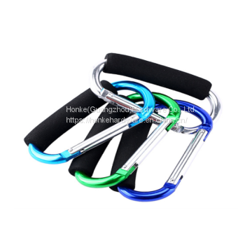 DIN Type Screw Lock Colour Stainless Steel Carabiner Hook For Hiking & Cable Railing