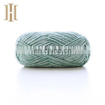 Wholesale popular and hot sale hand knitting yarn 2019 new design cotton blend yarn beautiful