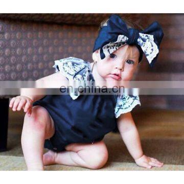 Girl Lace Romper Cotton Baby Romper Short Jumpsuit