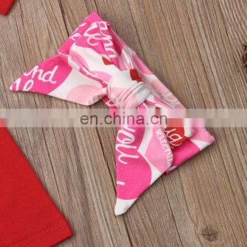 Baby Valentine Rompers Outfits Hearts Floral Rainbow Cactus Alpaca Bunny Letters Lips Print Easter Newborn 27 Designs photo-4