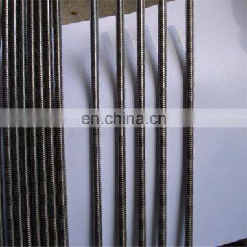 stainless steel 304 hexagon head fully threaded rod size 1-3/4 x 20