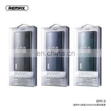 Remax 2020 New Arrival Portable Mini Fast Charging Ultra Thin Power Bank