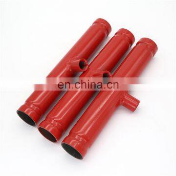 Red Painted Fire Fighting Steel Pipe Line Fitting