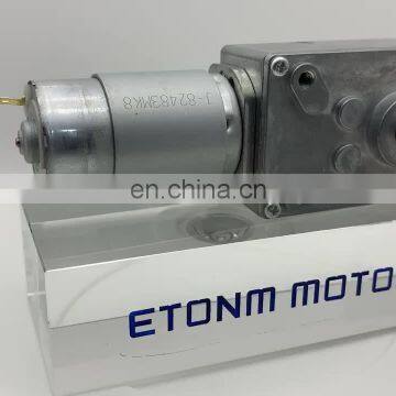 Factory goods 58*40 size 12 volt 40w high torque dc worm gear motor