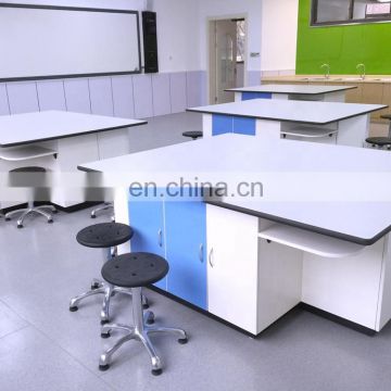 School student chemical physics table bench lab furniture work bench