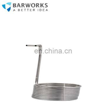 Super Efficient 3/8" x 25' food grade 304 stainless steel Wort Chiller beer cooling coil or malt juice cooler for homebrew