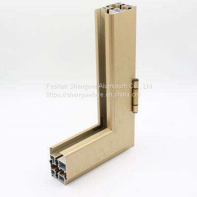 Customized Glass Doors Windows Aluminum Alloy Extrusion Profiles For Window And Doors Aluminium Profile