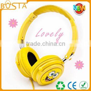 FCC CE ROHS compliance best quality stereo fashion headphone for children