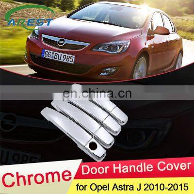 for Opel Astra J Vauxhall Holden GTC 2010 2011 2012 2013 2014 2015 Chrome Door Handle Cover Trim Car Set Car Styling Accessories