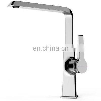 GAOBAO Good price New handle type cheap polished deck mounted wash basin tap