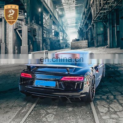 New Arrive Carbon Fiber Rear Wing For New Style Au-di R8 Modification VOR Style Spoiler