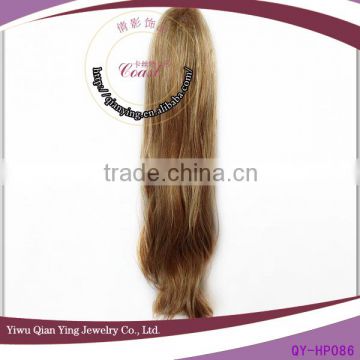 cheap blond ponytail wig with jaw clip