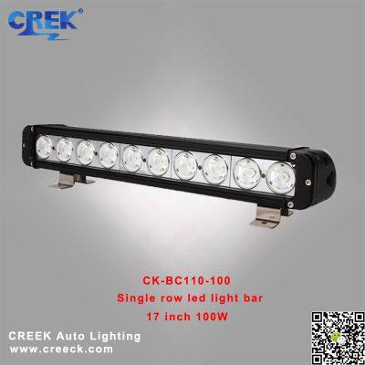 SINGLE ROW CREE 10W LED LIGHT BAR,17 INCH 100W