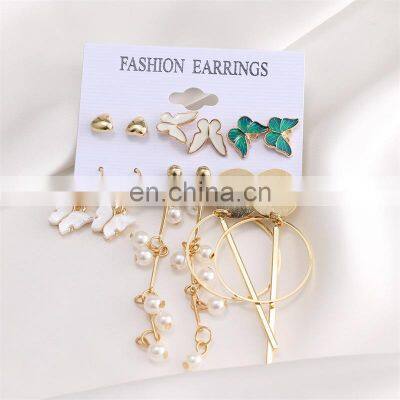 Stainless Steel Cross Personality Earrings Nine Suits