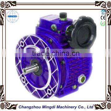 Water Pump Used Worm Stepless Variable Speed Gear box with Electric Motor