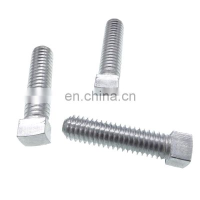 custom stainless steel A2 large Square flat head machine screws