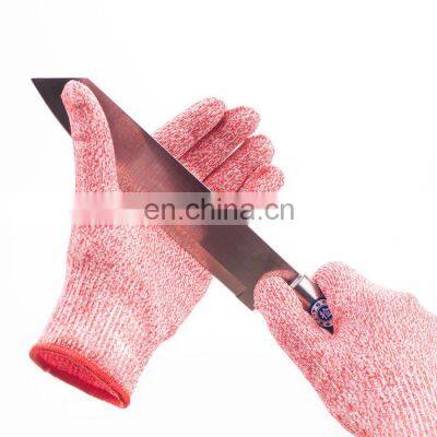 Cut Resistant Gloves Level 5 Protection HPPE Glass Liner