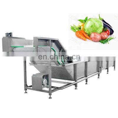 Vegetable Washing Processing Line Washing and Drying Line bubble fruit washing machine