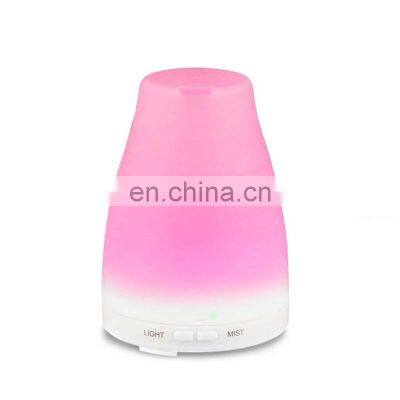 2021 Amazon hot selling Trending 100ML Classic Essential Oil Diffusers Ultrasonic Cool Mist Humidifier with 7 Colors LED Lights