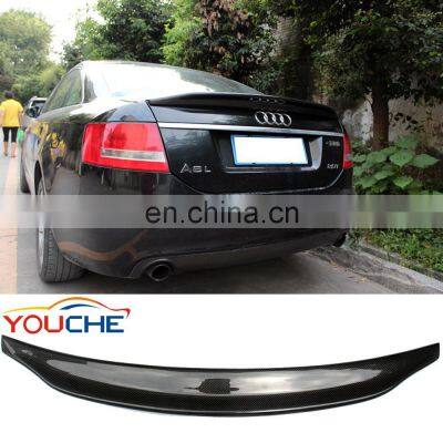 A6 C7 caractere style  carbon fiber rear boot wing spoiler for Audi A6 C7 2012-2018 4 door sedan