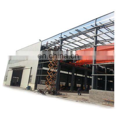 Chinese Fabricator Auto Workshop Application Steel Frame Bilding Material Construction Prefabricated Building