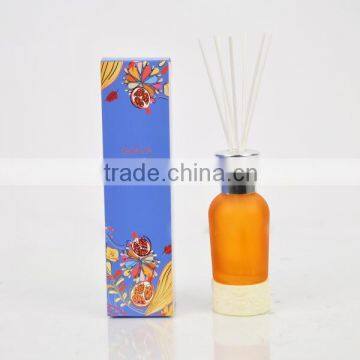 120ml Home fragrance Aroma Reed Diffuser with glass bottle with ribbon SA-2030