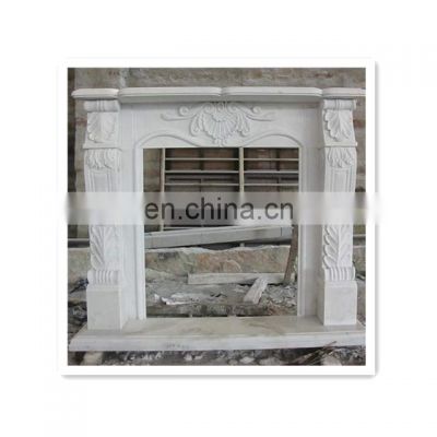 Customized Marble indoor fireplace frame