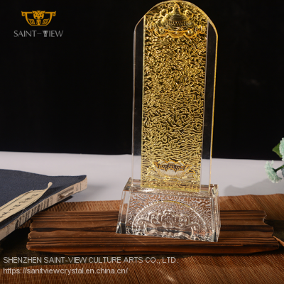 No Oxidation Customization Crystal Glass Engrave Name Consecrate Deities Ancestor Memorial Tablet photo-3