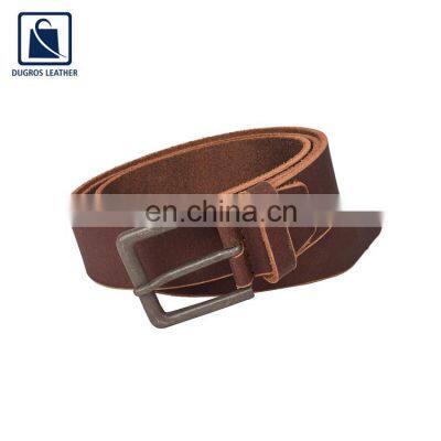 Stylish and Elegant Look Buckle Closure Type Design Anthracite Fitting Men Genuine Leather Belt Manufacturer photo-2