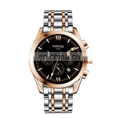 NIBOSI Men Watches Luxury Famous Top Brand Fashion Casual Dress Watch Quartz Wristwatches Relogio Masculino Customizable
