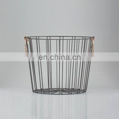 Household Metal Basket With Handle for Sundries photo-3