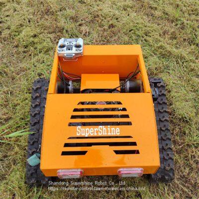 China made remote control tracked mower low price for sale, chinese best bush remote control