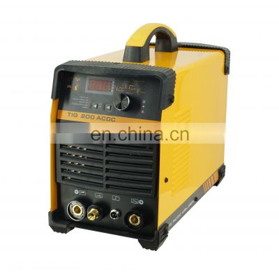 hot sales IGBT 220v mma  TIG-200P ACDC wse 200 inverter acdc tig welding machine