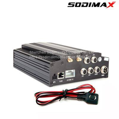 4G Online School Bus Safety Monitor Vehicle HDD MDVR Geofence Panic Button Alarm System Mobile DVR photo-5