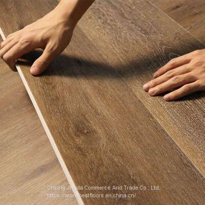 China Jingda environmentally friendly 4mm 5mm Waterproof  luxury Spc flooring floor for interior decoration