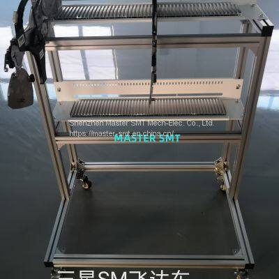 Aluminum Alloy Material SMT Storage Feeder Cart for Sansung Hanwha SM Feeder