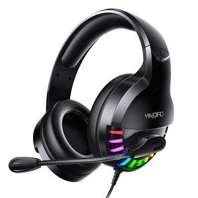 Nouveau design, casque d'écoute filaire Q2, son de haute qualité piloté par la basse, casque d'écoute filaire avec microphone pour jeu, adapté pour ordinateur