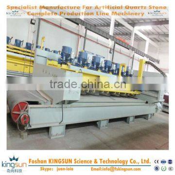 Quartz slab calibration equipment/man made stone slab making device