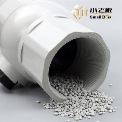 Granulado compuesto de polímero de PVC resistente al calor y a las intemperies para accesorios de tubería photo-6