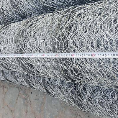 Hexagonal Reinforced Mesh Rockfall Protection Netting Zinc/Galfan Material Cutting Service for Active Rockfall Barrier System