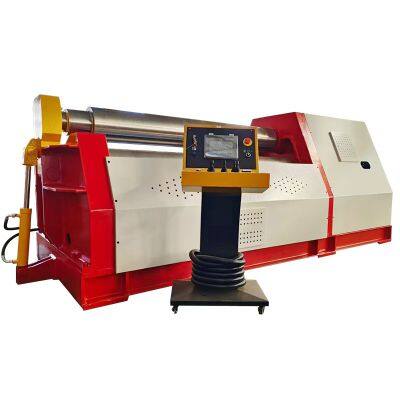 Nantong Haite Machine Tool W12-16X2000 CNC Four roll Plate Rolling Machine Round Rolling Machine