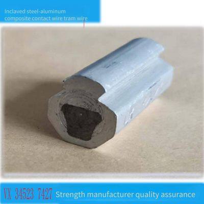 Внутренне обмотанная сталь-алюминиевая композитная контактная провода, внутренне обмотанная стальная трамвайная провода, сталь-алюминиевая трамвайная провода, сталь-алюминиевая контактная провода