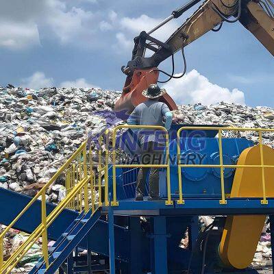 Waste Shredding Machine Rags Cotton Yarn Fibre Fabric Color Steel Tile Pu Cushion Memory Foam Shredder Machine photo-5