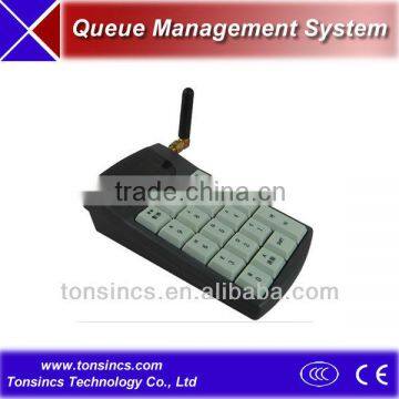 Queue System 19 keys wireless callpad for Calling Number