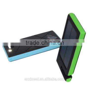 Solar Battery Charger Portable 8000mah Solar Power Bank Universal