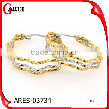 fashion accessories artificial flowers dubai gold jewelry earring                        
                                                                                Supplier's Choice